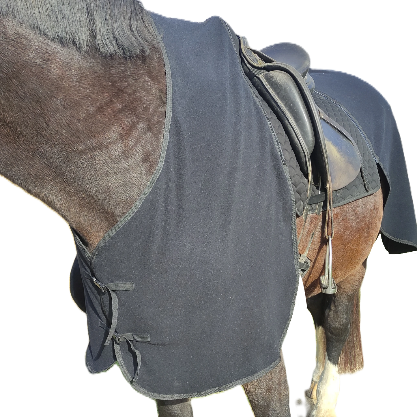 Fleece Brustteil für Reitdecke in hochwertiger Verarbeitung – perfekte Passform für Pferde waermend bei kaltem Wetter